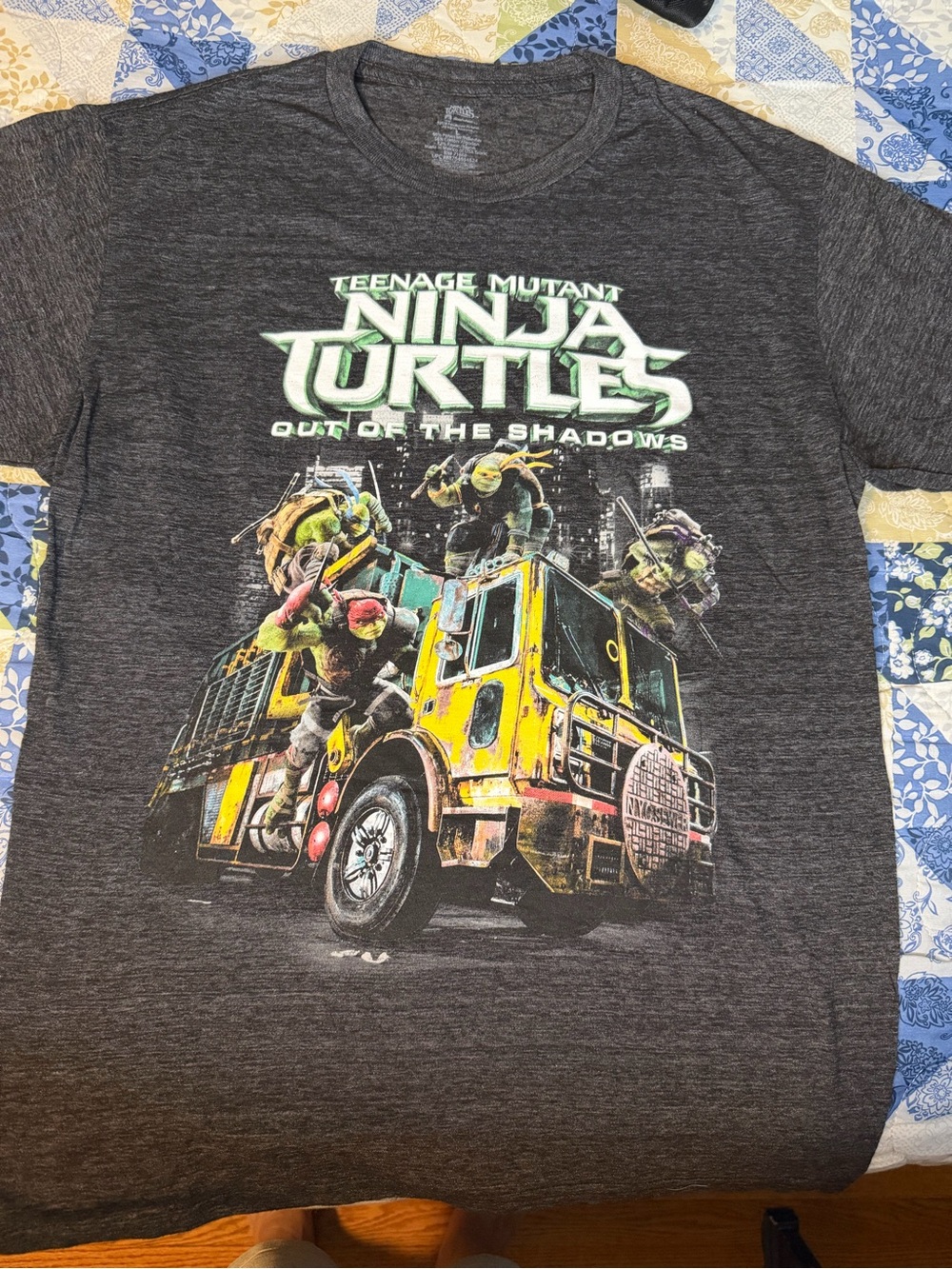 Ninja Turtles Black Graphic Tee - Ninja Brand size L